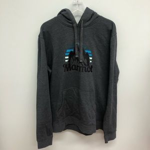 Marmot Hoodie: Grey